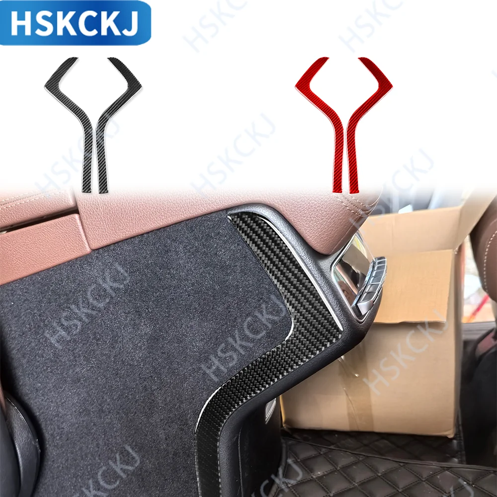 

Suitable for Mercedes-Benz GLE W167 2019-2024 Rear Console strips Decorative Trim Car Internal Accessories Carbon Fiber Sticker