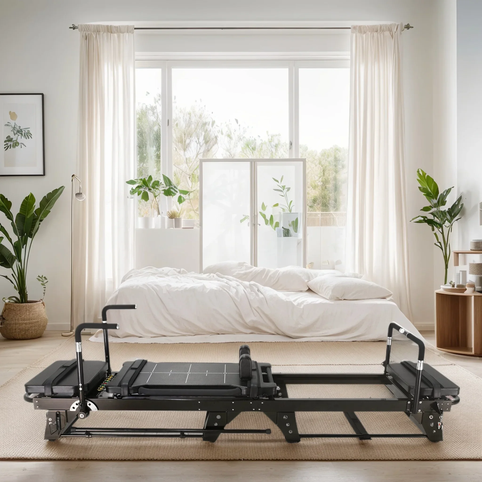Extra Wide And Extra Large Core Bed Mega Reformer Commercial Reformer Machine Pilates Reformer