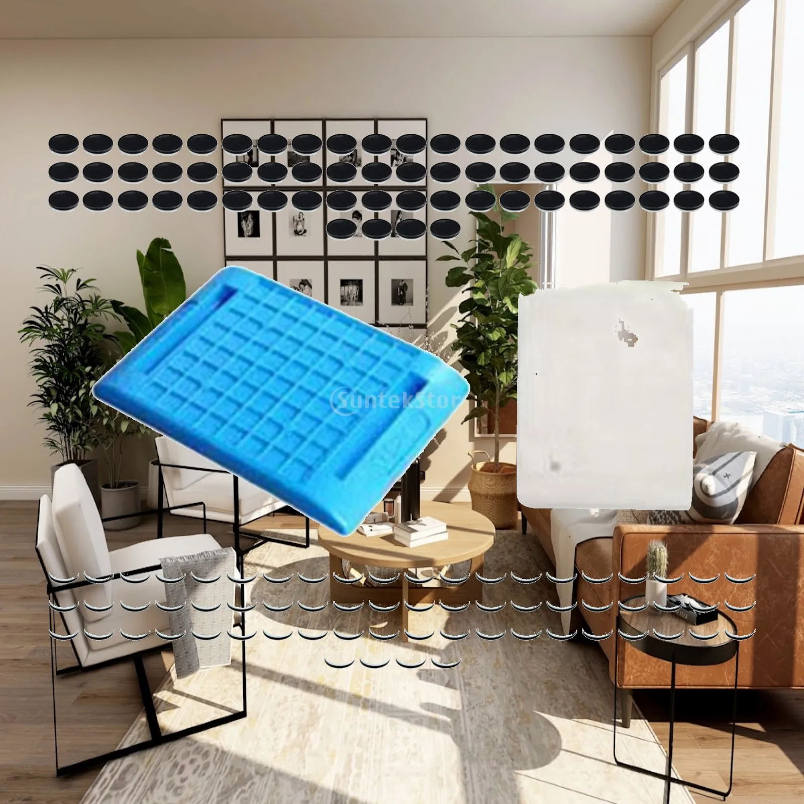 Reversi Board Game Set Smooth Surface Family Game for Traveling Picnic Home