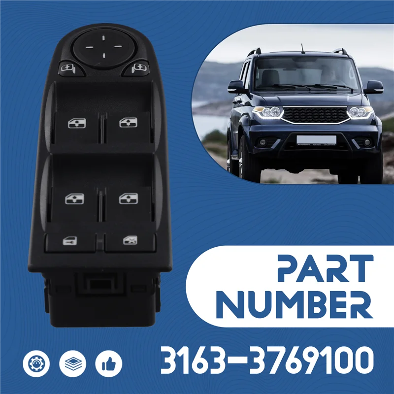 

Electric Window Switches 3163-3769100 For UAZ Patriot Driver Door Module For UAZ Patriot Switches Mirror Adjustment