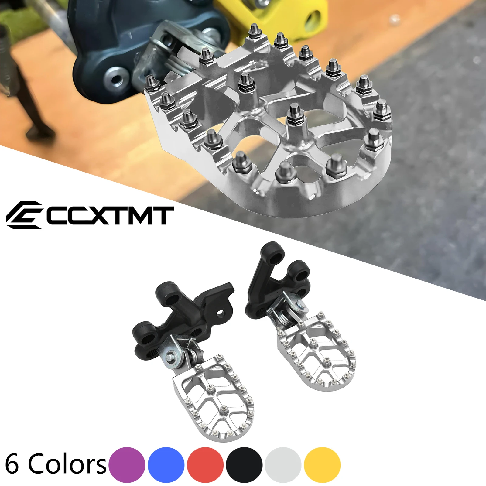 Para Sur Ron sur-ron Surron Light Bee X & S Motocross eléctrico universal motocicleta CNC estriberas de aluminio soporte Pedal apoyapiés