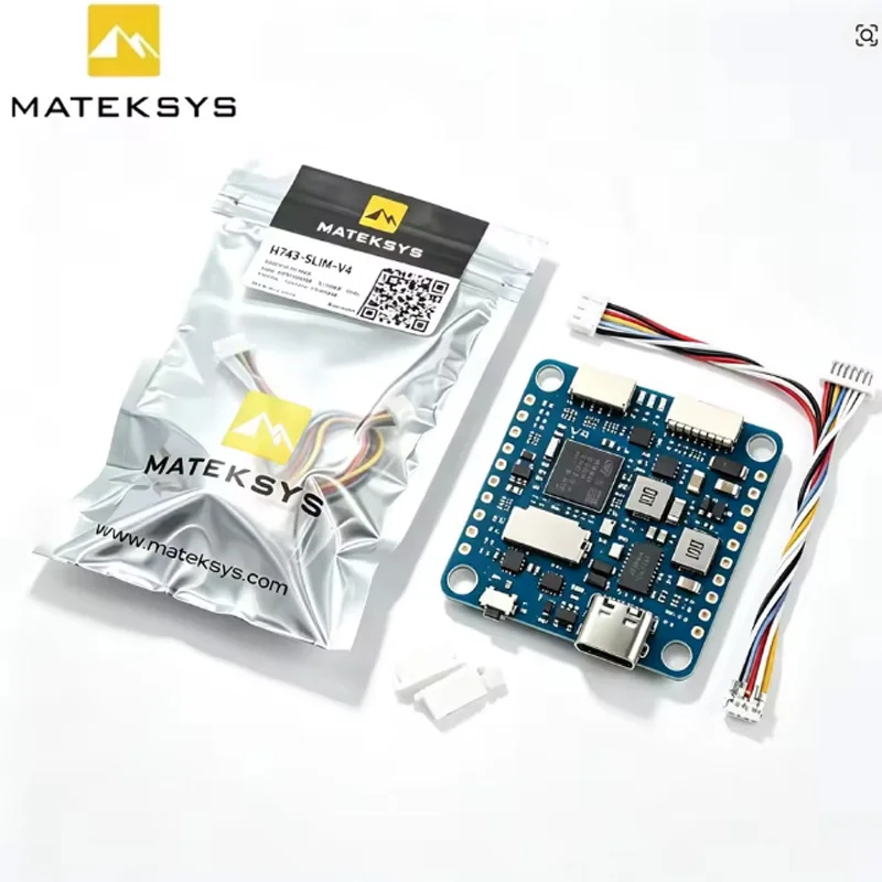 Original Mateksys Matek H743-SLIM-V4 MatekH743 2-8S Rc Flight Controller MCU IMU  FPV Drone for Various RC Models OSD ArduPilot/