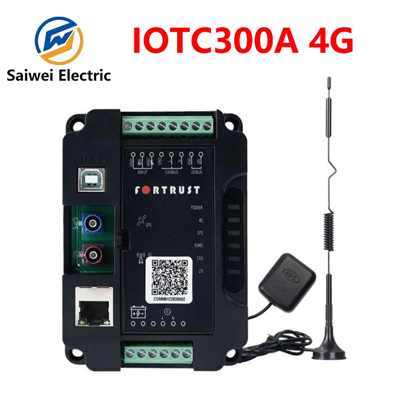 IOTC300A-4G Genset IoT gateway Cloudcat 4G mobile phone remote control start and stop