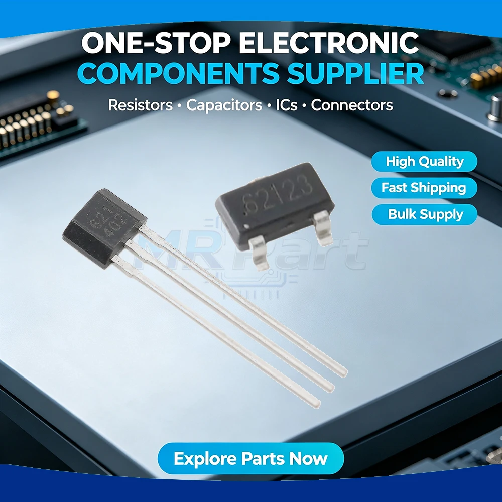 50pieces/Pack Dh621 To-92s Direct Insertion/Sot-23 Patch Full Polarity Low-Power Hall Element Ys621 Hall 621