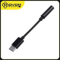 RYRA USB-C To Type C 3.5mm Jack Headphone Cable Audio Aux Cable Adapter For Xiaomi Huawei