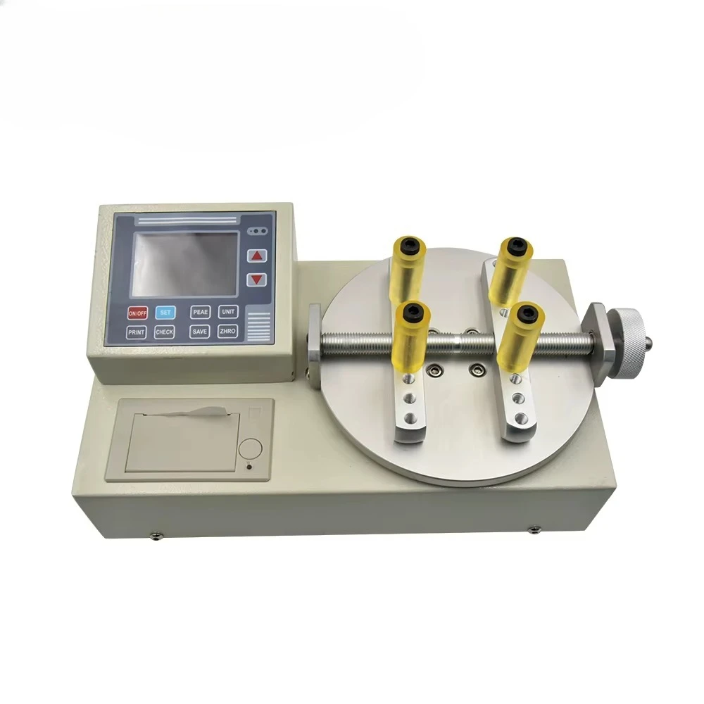 2N Intelligent Digital Torque Meter Multifunctional Torque Tester with Electronic Printer for Bottle Lid Testing