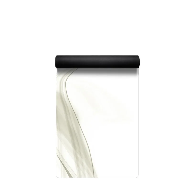 YTYIN Wholesale 5mm Printed Natural Rubber Olive Green PU Yoga Mat With Non-slip Surface 1830x680mm For Yoga & Pilates Exercise