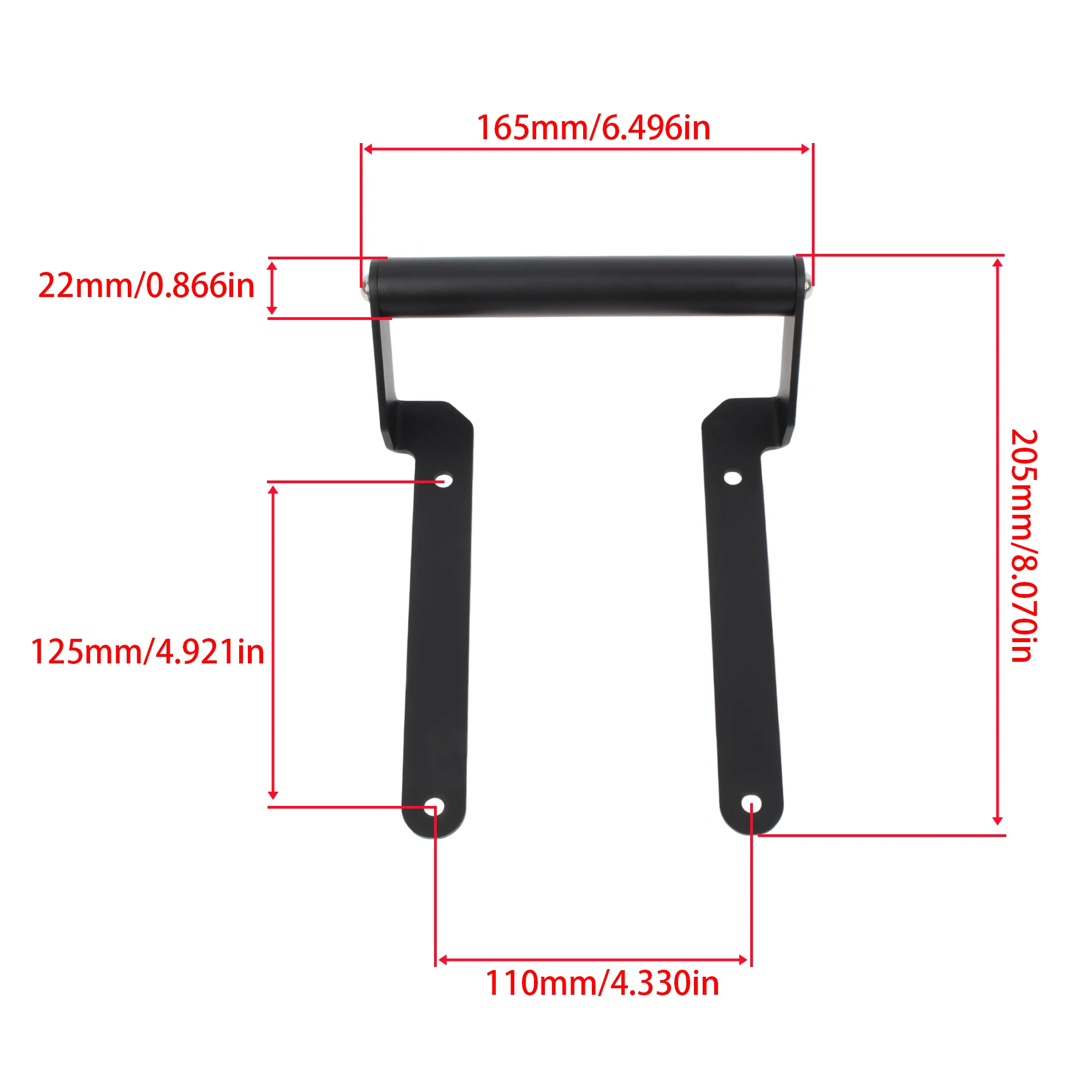 For CFMOTO 700MT 800MT-X 2024-2026 Motorcycle Mobile Phone GPS Navigation Handle Bar Extension BracketMotorbike Accessories