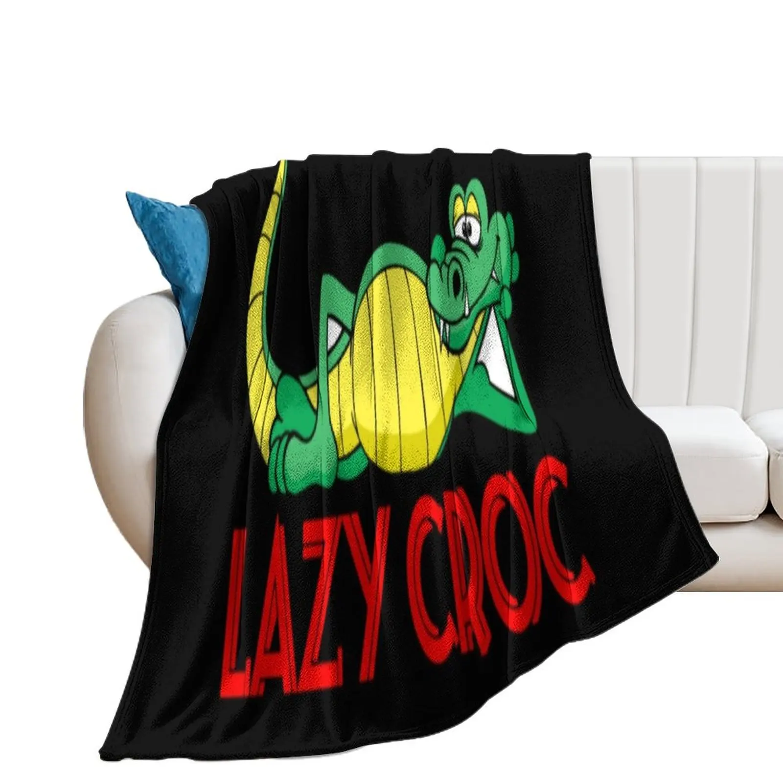 

Lazy croc Throw Blanket Bed linens Sleeping Bag Kid'S Hairys Blankets