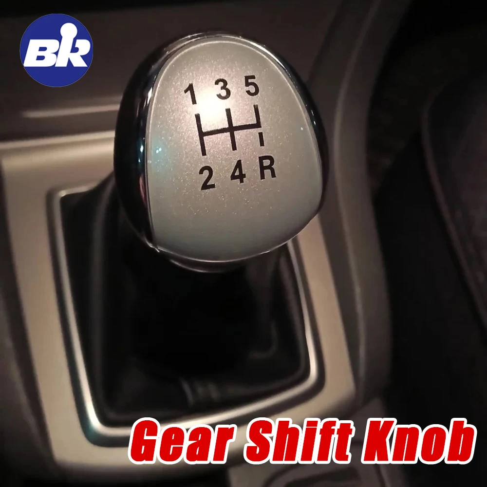 New Product 5/6 Speed Car Gear Shift Knob Lever Shifter Collar For Ford Fiesta 2008-2012 Focus Mk2 2005-2011 Car Accessories ﻿