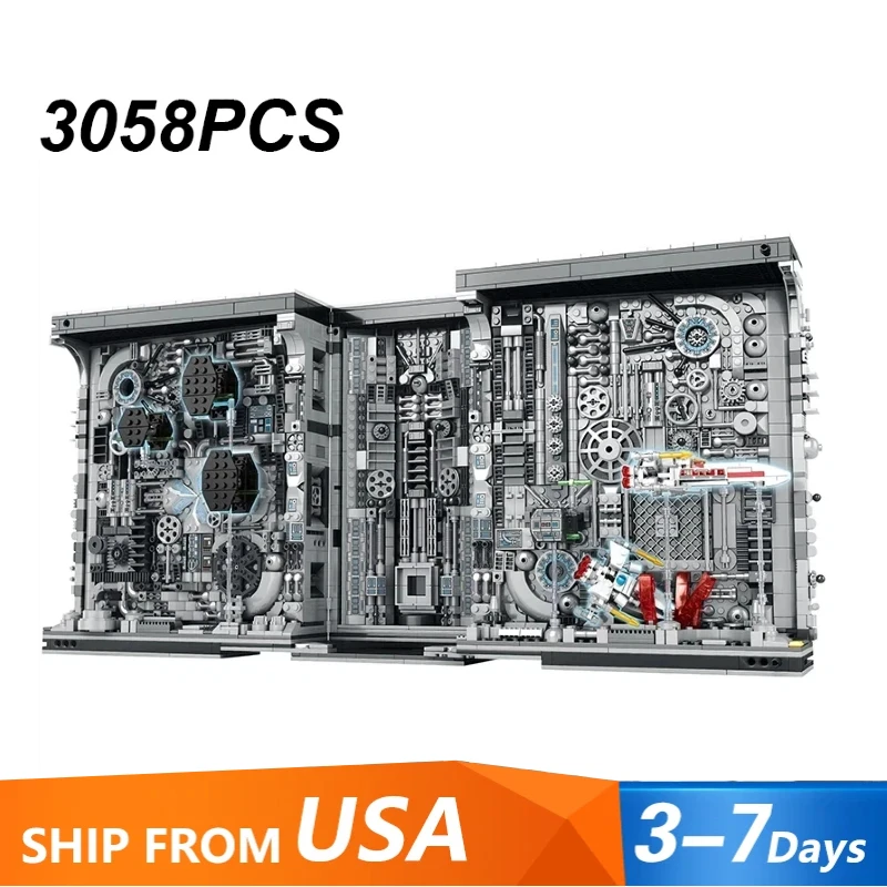 

3058PCS MOC Star Revenge Planet Book Buliding Blocks Space Movie Interstellar Station Book Model Desktop Decoration Toys Gift