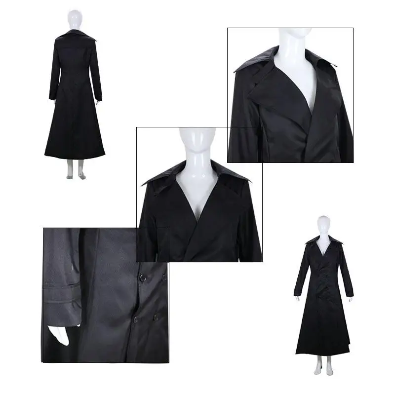 Bla Single Windbreaker Cos Adams Fly loween Cosplay Costume Women's Ethnic Stage Wear Spring 2023 No Brand Registered