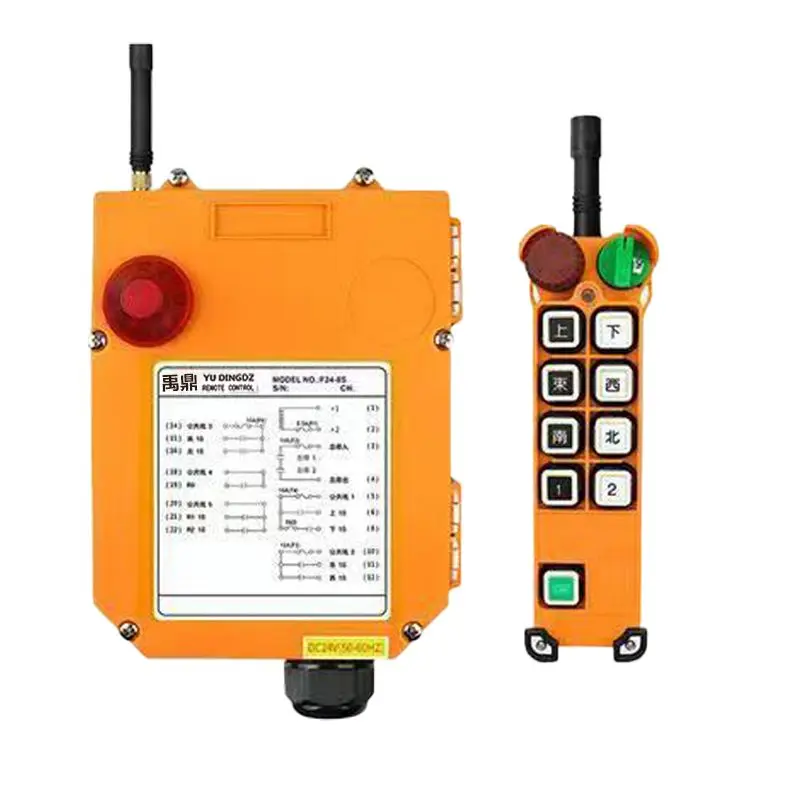 

F24 single and double speed remote control crane aircraft car driving hoist remote control industrial wireless aviation crane