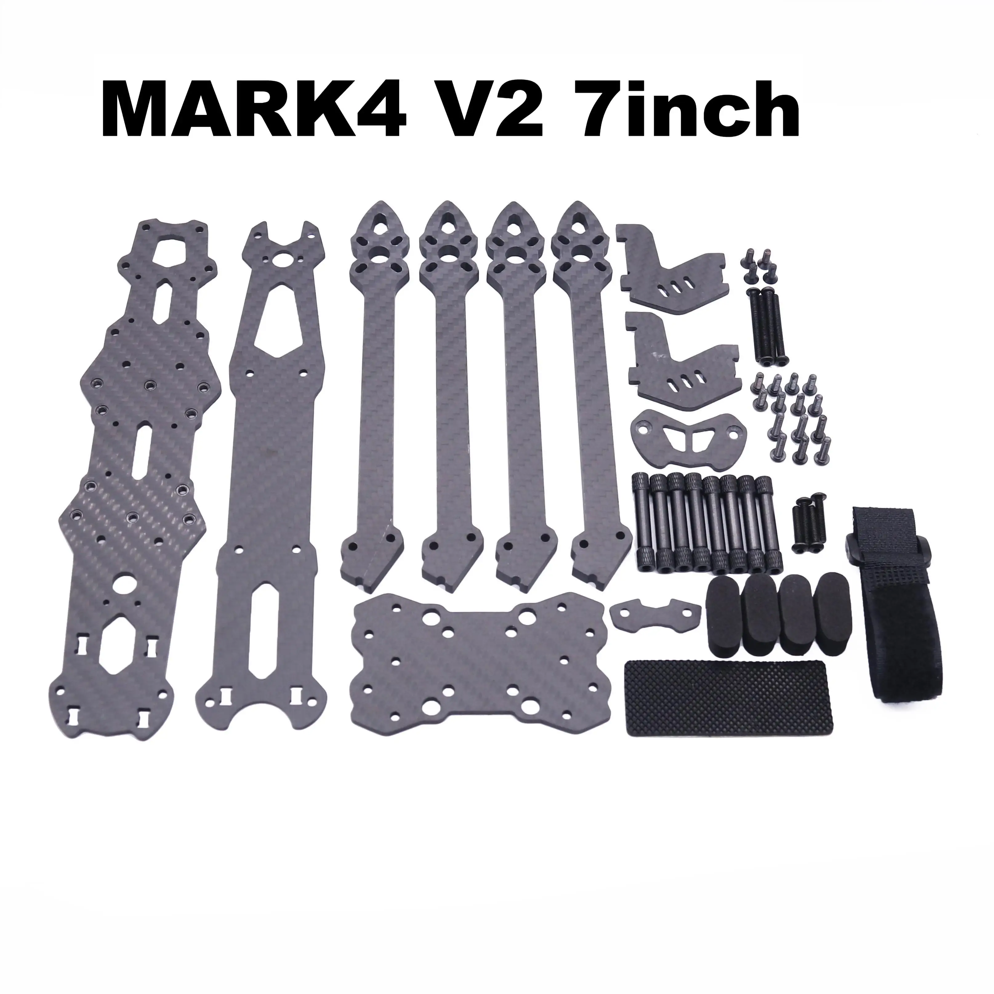 Rctosky MARK4 V2 7인치 버전 크로스 랙 드론 FPV 카본 파이버 PV 레이싱 드론 쿼드콥터 프리스타일