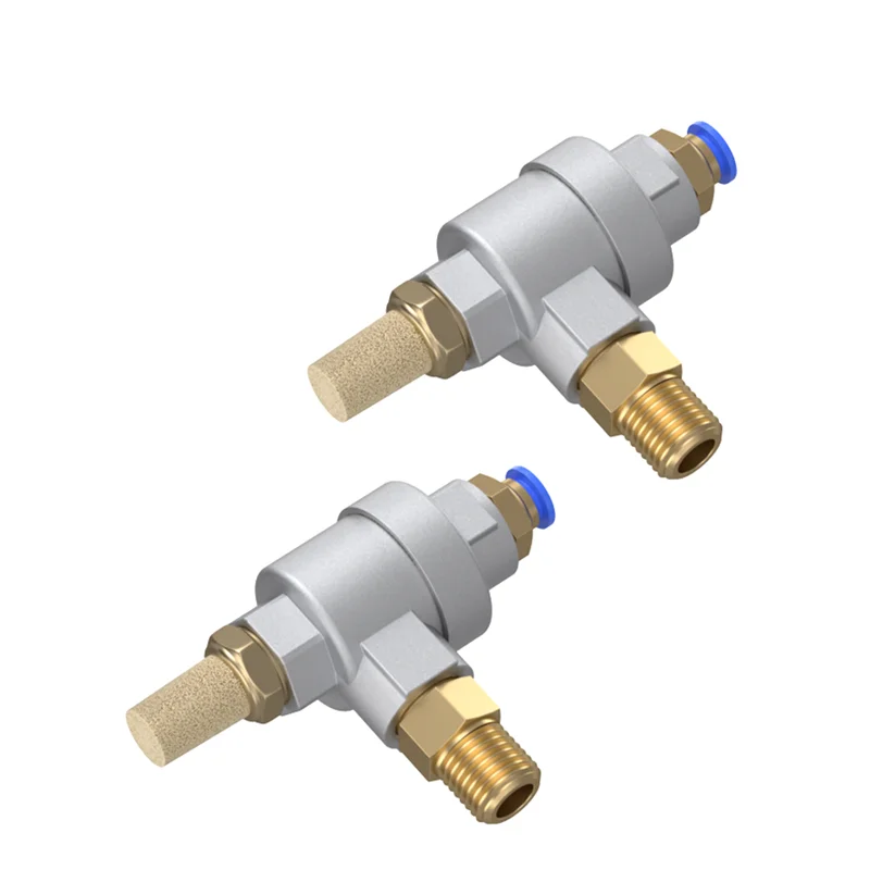 XQ Quick 170600/1000/1500/200 Exhaust Valve Quick Exhaust Of Cylinder Manual Air Valve Switch Pneumatic Pressure Relief Valve