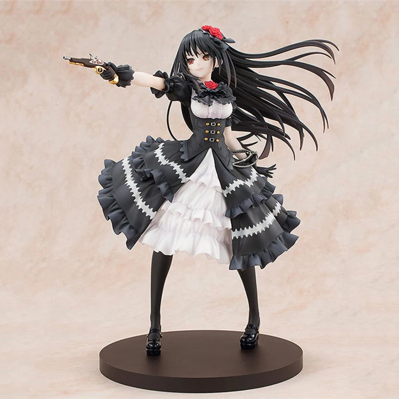 2024 Anime DATE A LIVE 30th Anniversary Ver Tokisaki Kurumi Nightmate PVC Action Figure Toys Doll Boyfriend Gift  23CM