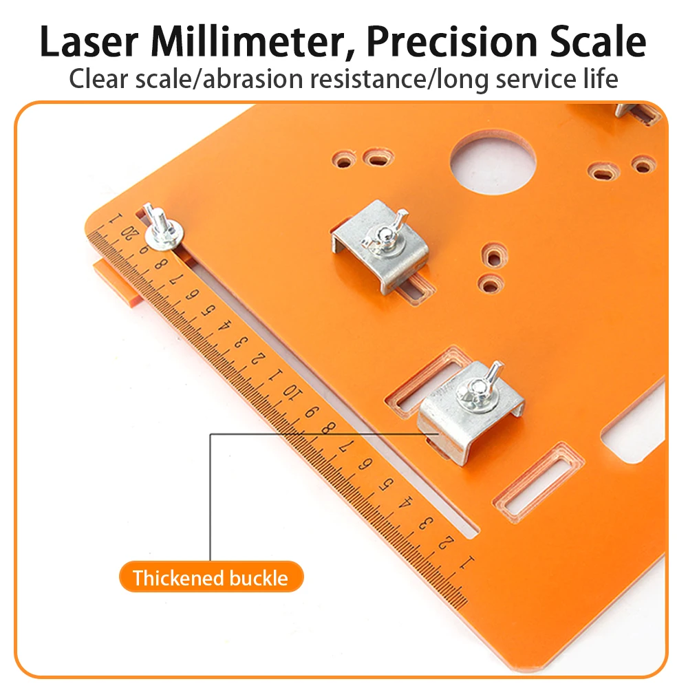 Cutting Machine Base Plate For Circular Saw Trimmer Machine 90° Flat 45° Oblique Cutting Wood Router Milling Flip Board Tool