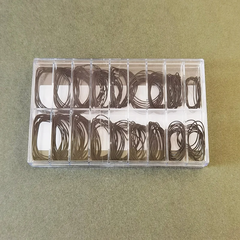 180Pcs Watch Rubber O-Ring Seal Set 16-30mm Waterproof Back Case Gasket Repair Kit Various Sizes Included GD540