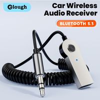 Bluetooth Receiver 5.3 Adapter USB To 3.5mm Jack Audio Wireless Music Adapter Handsfree Kit Receiver for Car BT USB Transmitter