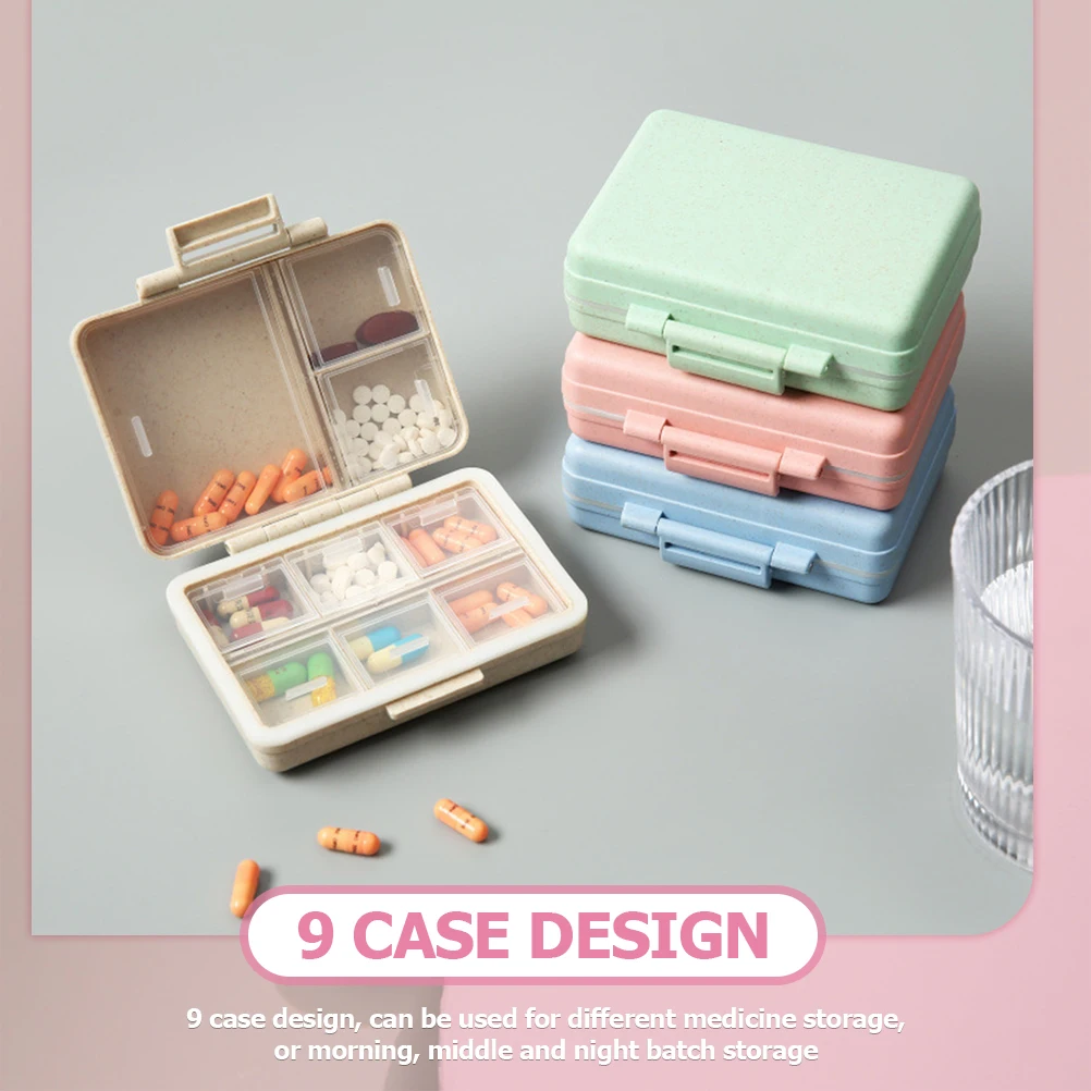 

Портативный медицинский органайзер, контейнер для таблеток, мини-коробка для путешествий, использования на открытом воздухе, декоративное хранилище, небольшой чехол, герметичные коробки для таблеток