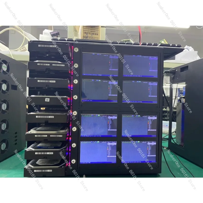 

Новые 8-портовые 8, экраны, высокоточное устройство для тестирования жесткого диска, один порт, одна система дисплея в реальном времени