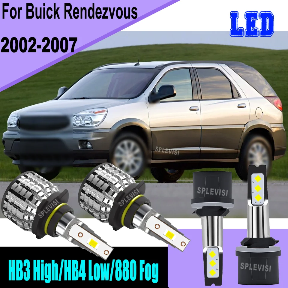 

Stable Voltage Output - LED 240w/Pair Headlight 120w/Pair Fog Light Bulbs For Buick Rendezvous 2002 2003 2004 2005 2006 2007