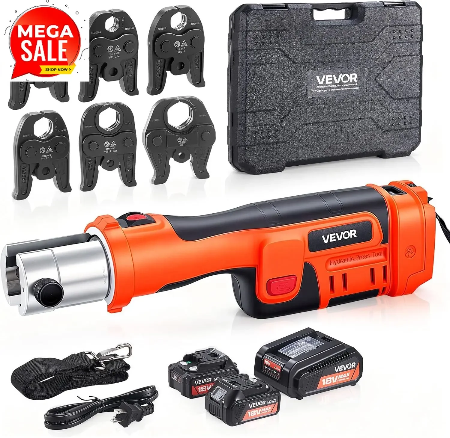 Press Tool 18V Electric Crimping Tool for 1/2