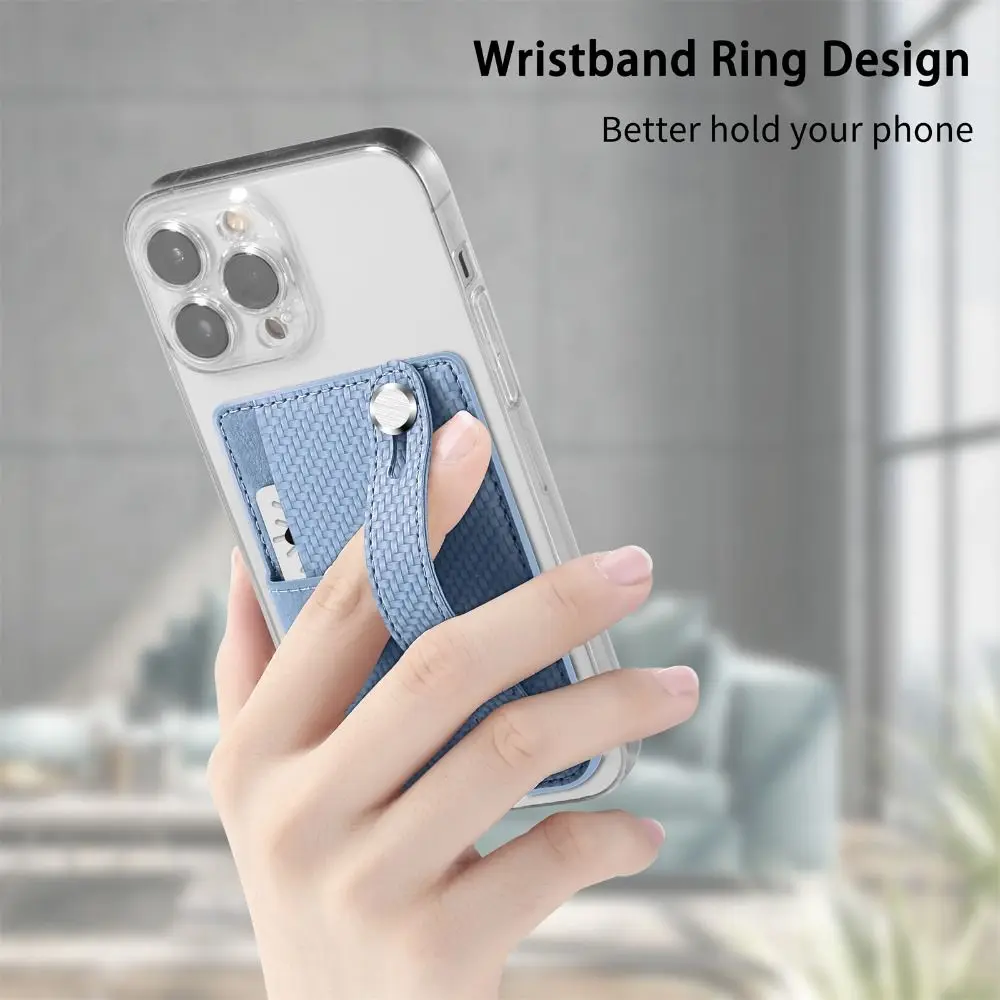 

Multifunctional Universal Adhesive Back Sticker Phone Stand Holder Phone Card Bag Cell Phone Protective Sleeve Bracket Wallet