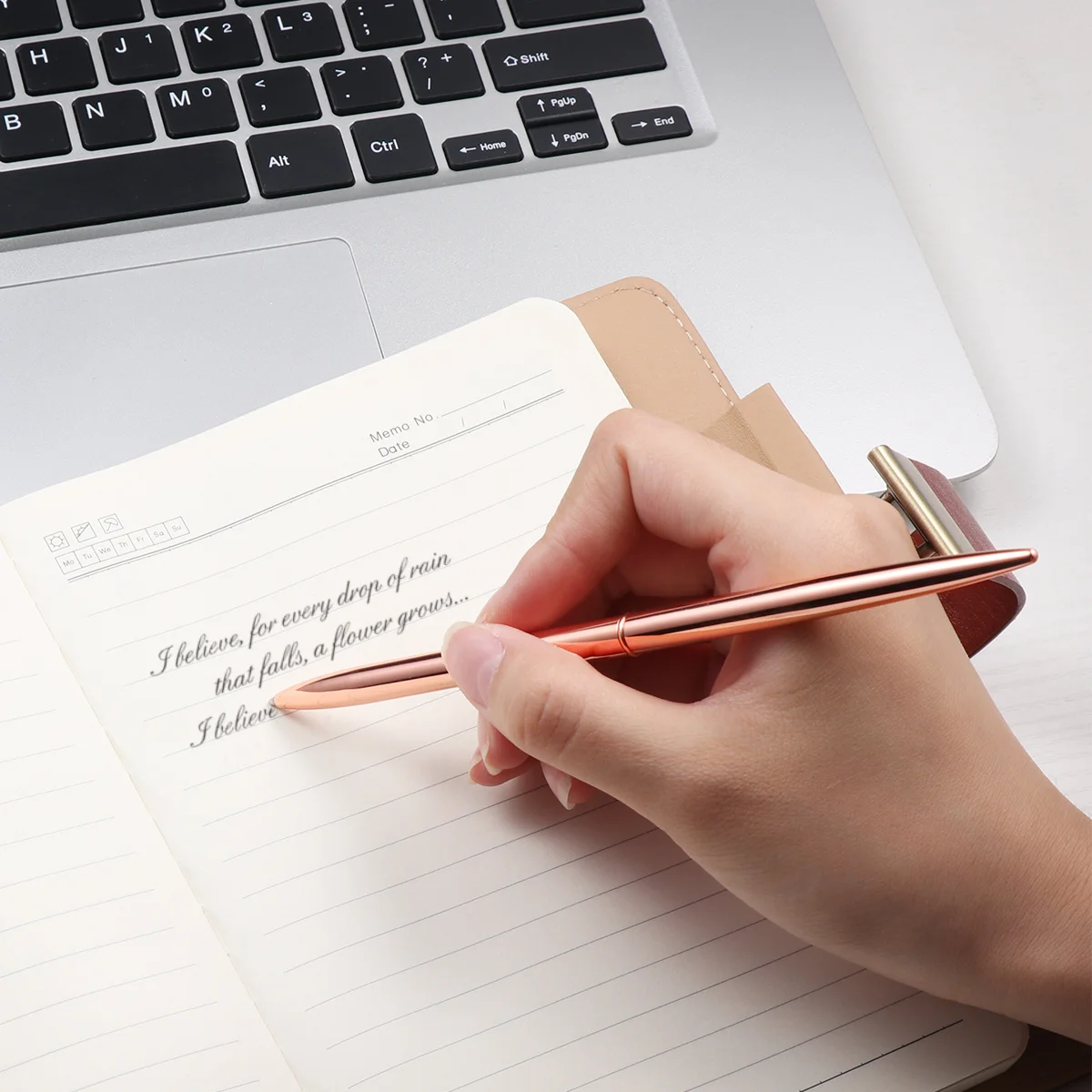 

6 шт. Nuolux металлическая шариковая ручка эргономичный дизайн портативная для школы и офиса шариковые ручки розово-красные шариковые ручки