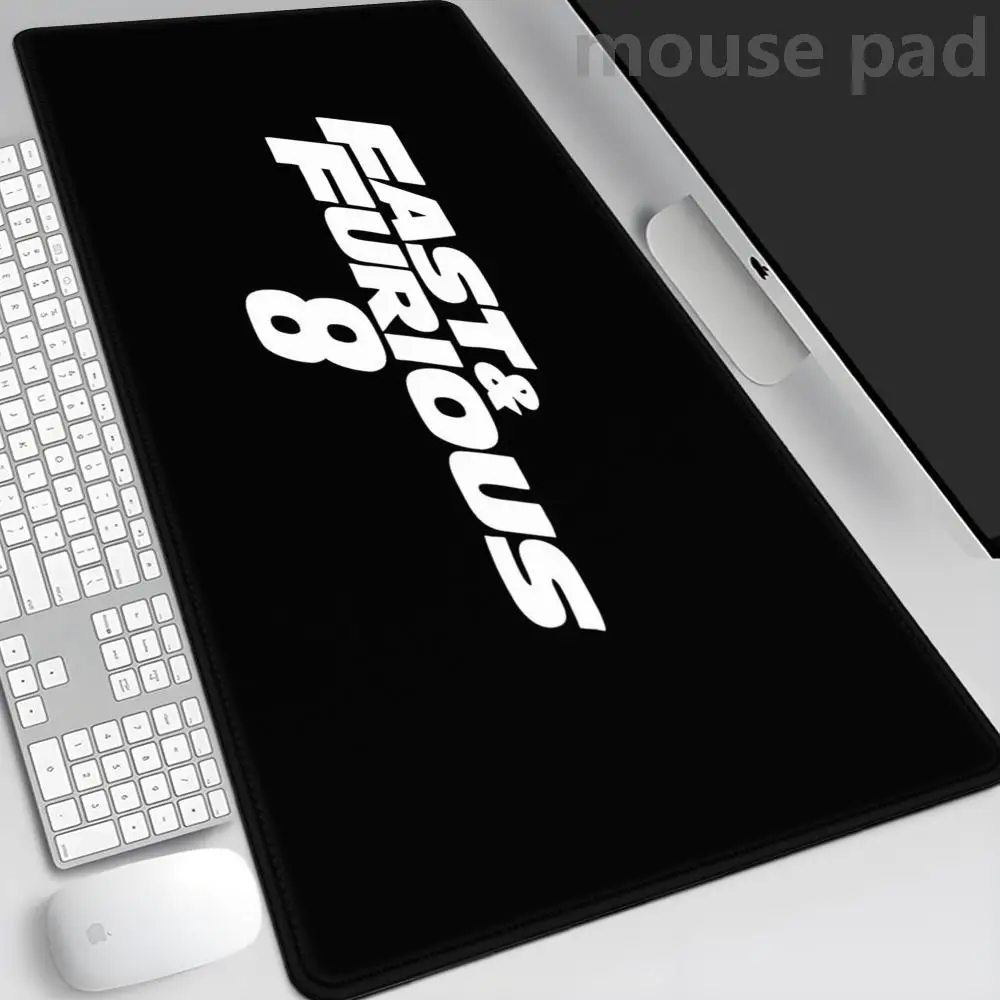 

F-Fast and F-Furious 8 Mouse Pad Desk Mouse Pad Cute HD Desk Pad Extended Gaming Keyboard Mats Large 100x50cm XXL Gamer Mousepad