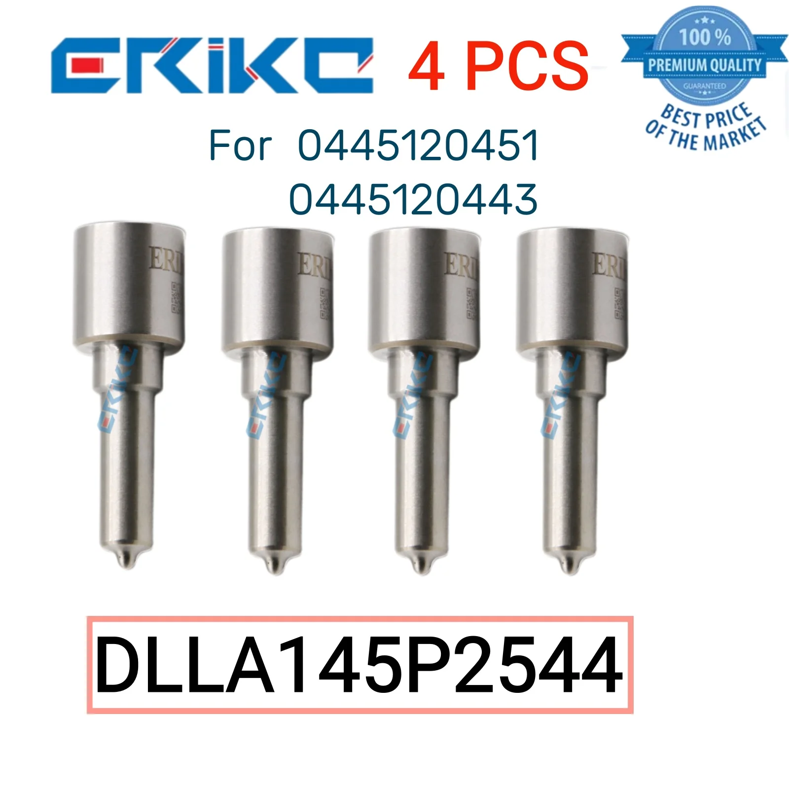 

4 PCS DLLA145P2544 Nozzle Diesel Engine 0 433 172 544 DLLA 145 P 2544 Nozzle Common Rail DLLA 145P2544 for 0445120451 0445120443