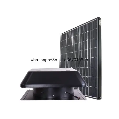 Top Sale 5 Year Warranty 60W Solar Powered Attic Roof Fan Exhaust Ventilation Industrial Vent Air Coolers Heat Extractor