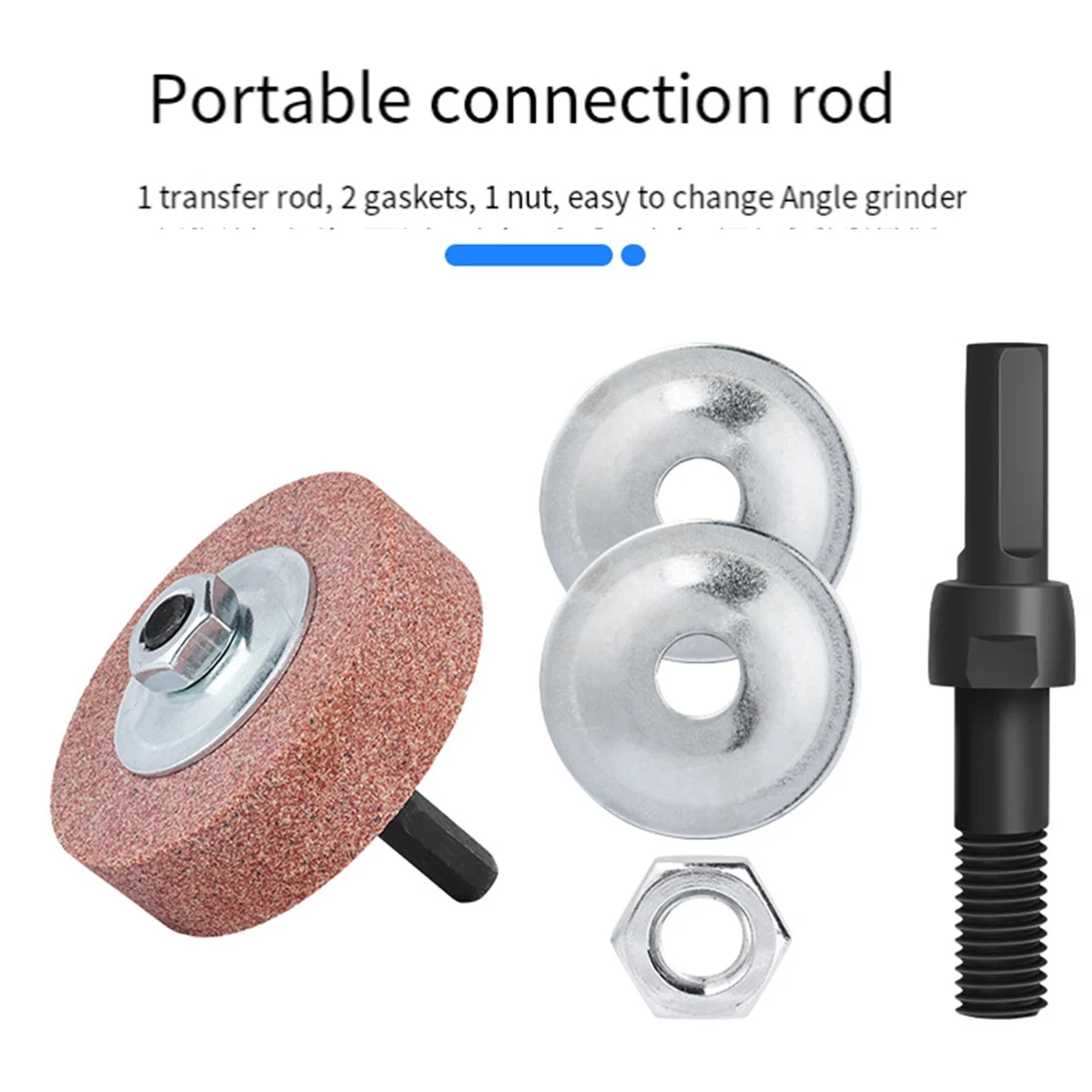 BAAQ ผู้ถือสว่านไฟฟ้าฐานซานเดอร์พร้อมล้อเจียรขัดโลหะ Sharpening Converter สว่านไฟฟ้าผู้ถือตัด