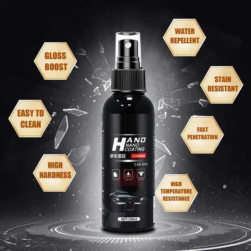 

car ceramic coating Liquid automotive Car Detailing Spray automotive ceramic coating Rapid Penetration Car Accessories for Wet