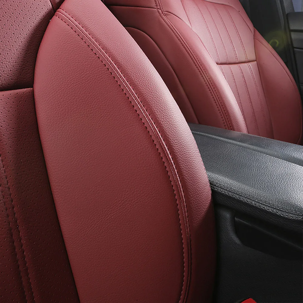 Für VW Volkswagen Scirocco 2010 2011 2012 2013 2014 2015 2016 2017 Kunstleder Maßgefertigte Autositzbezüge Set Schutz Zubehör – Detail 40