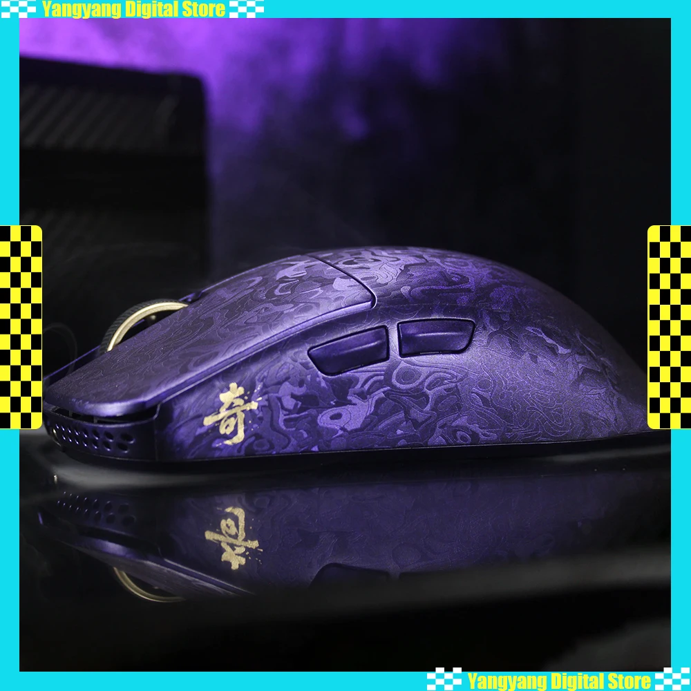 

IPI Qi Pro Carbon Fiber Wireless Gaming Mouse 3950 42000dpi Bluetooth Tri Mode 50g Lightweight Ergonomic Mouse PC Accessories