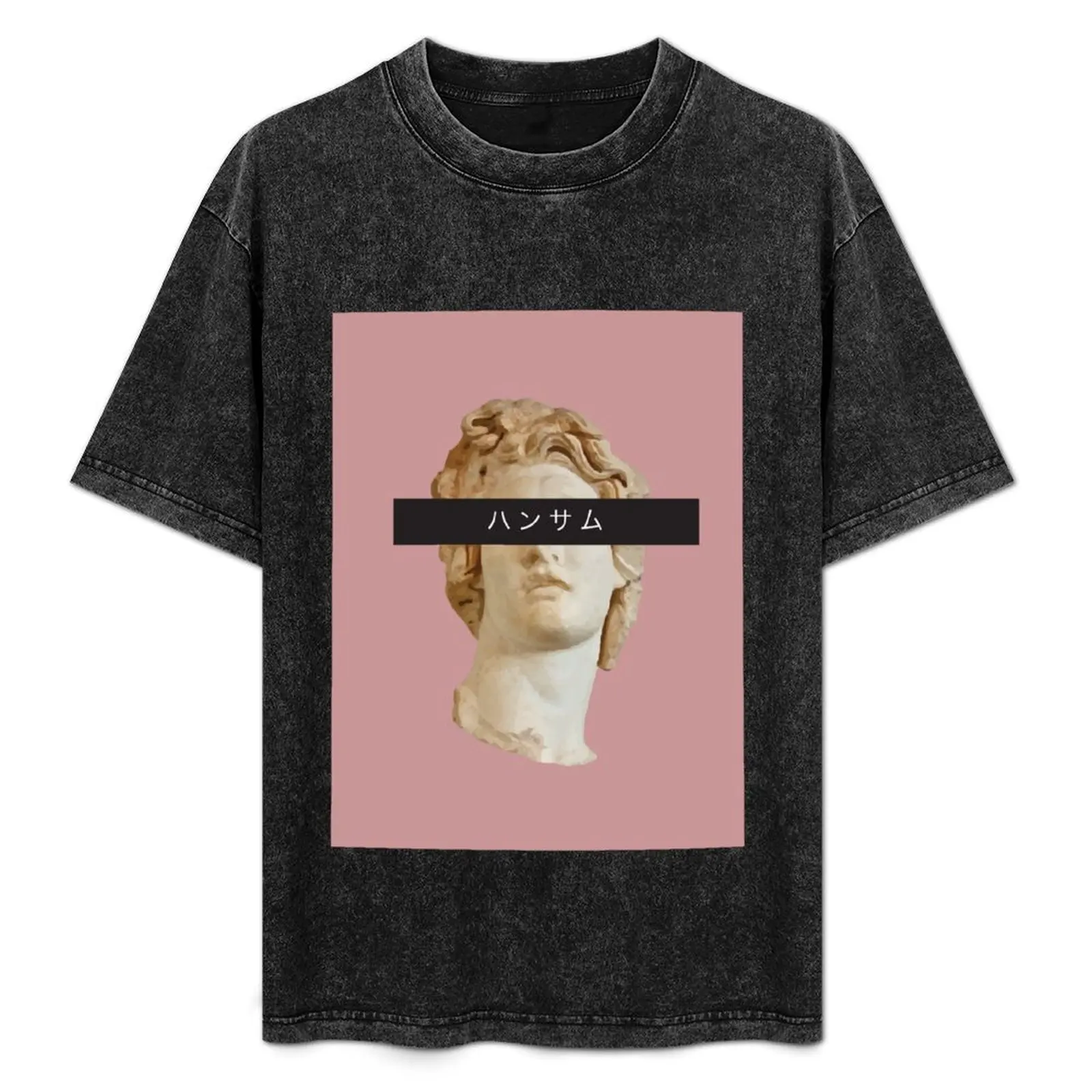 Vaporwave greek bust statue T-Shirt vintage t shirts shirts graphic tee plus size tops Aesthetic clothing clothing for men