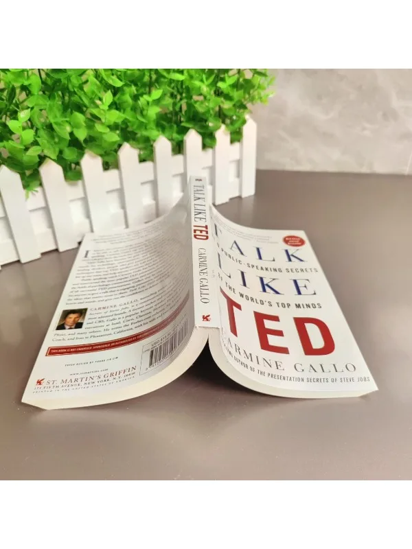 Talk Like TED من Carmine Gallo - قوة العروض التقديمية المحتالمة للمحترفين والطلاب