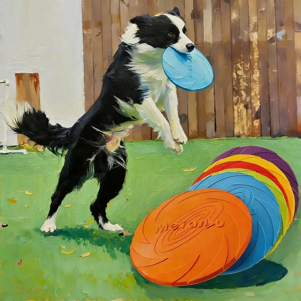 Juguetes de Disco Volador Resistentes a Mordidas para Perros, Juguete Multifuncional de Entrenamiento para Mascotas, Juego Interactivo al Aire Libre, Juguetes para Cachorros, Productos para Mascotas