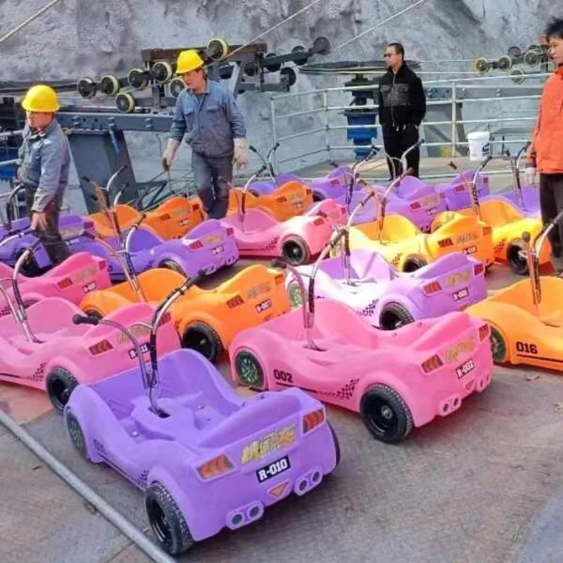 Mountain Road Roller Coaster Scenic Area Scooter Slope Roller Coaster Unpowered Jungle for Single/Double Person