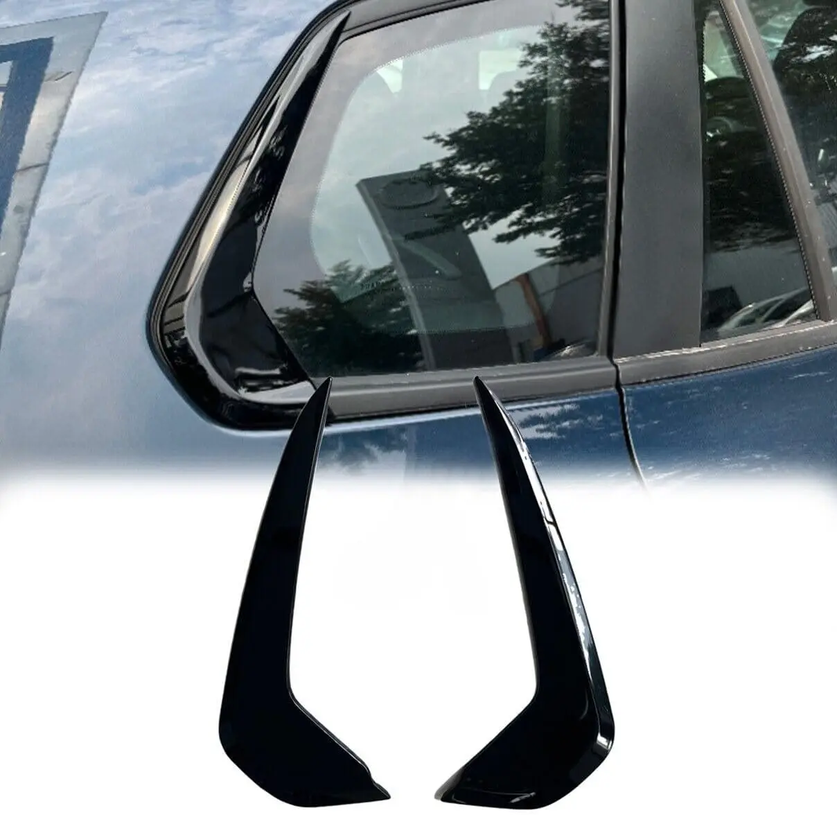 

1Pair Glossy Black Rear Window Sill Trim Molding Cover Trim for Mazda CX-50 2023-2024 Car Accessories