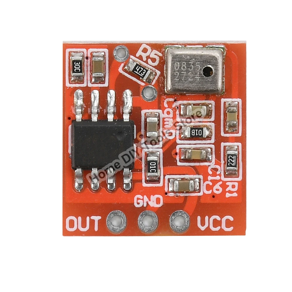 TDA1308 Silicon Microphone Amplifier Board Digital Microphone Pickup Module Preamp Amplification Adjustable DC 3-6V