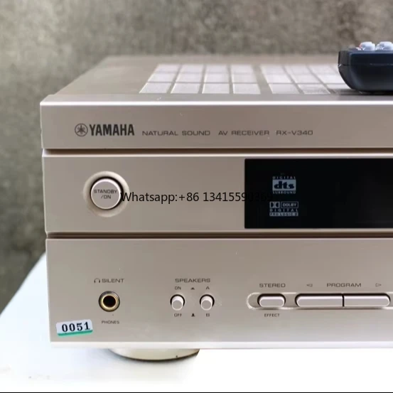 RXV340  AV Amplifier 5.1 Fiber Coaxial DTS Dolby TV Mobile Phone Amplifier Refurbished and Original Authentic