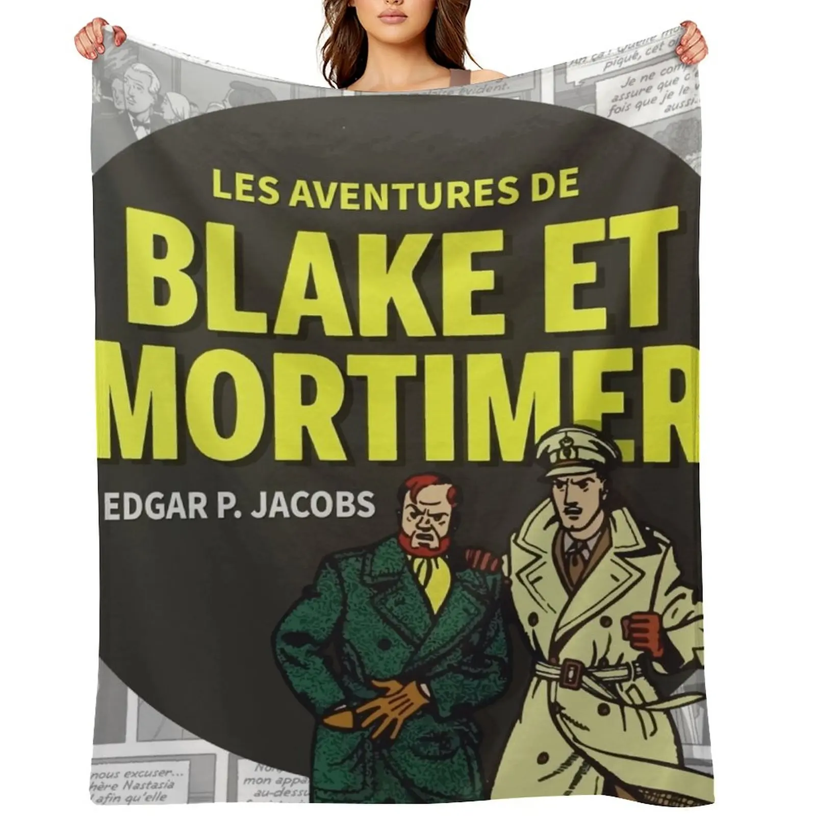 

The Adventures of Blake and Mortimer Throw Blanket Picnic Blankets For Bed Heavy Softest Blankets