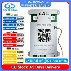 JIKONG JK BMS 3S-8S 12V 24V 1A 2A 3A Smart Active Balancer BMS for LifePo4 Battery Management 100A 200A BT APP CAN RS485 JKBMS