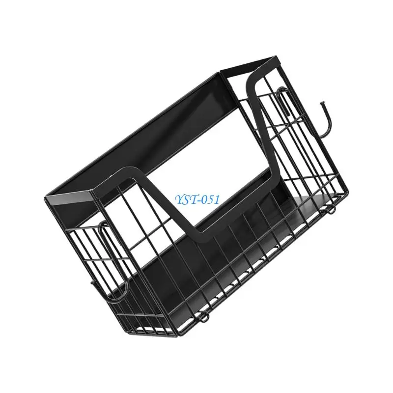 E15A Space Saving Metal Wire Shelf None Drill Kitchen Organizers Enduring