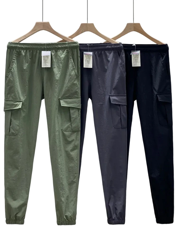 

Outdoor Workwear Pants Men's Spring Autumn Hiking Mountain Climbing American Casual Sle High Waist Straight Leg Trousers