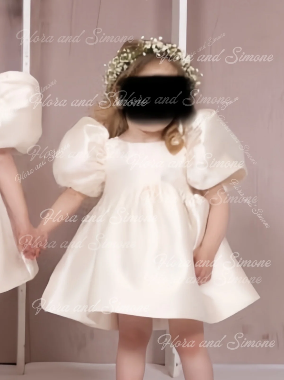 Arco lantejoulas tutu saia lanterna manga puff vestidos da menina de flor para cerimônias de casamento performances de dança personalizado