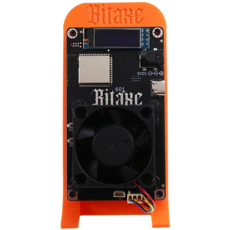 التميز في تعدين التشفير BAAD مع Bitaxe Gamma 601، 1.2TH/S، 18-22W، Bitcoin BTC Miner، BM1370 ASIC من S21 Pro، قابس الاتحاد الأوروبي