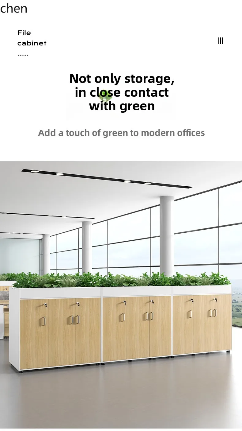 ZML Office data storage utility cabinet Floor-to-ceiling office cabinet storage cabinet